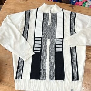 Stacy Adams 1/4 Zip Sweater Large